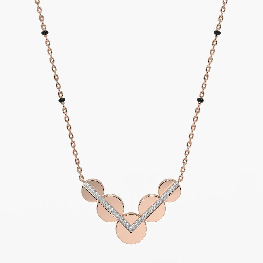V Disc Mangalsutra