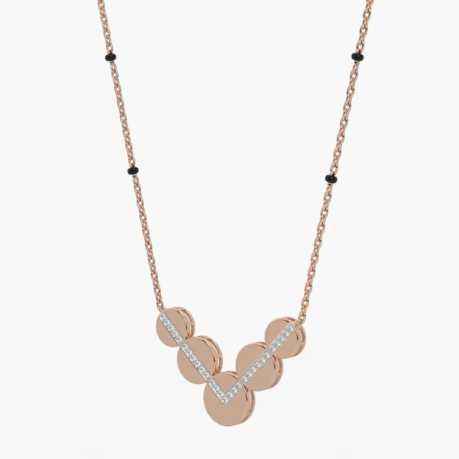 V Disc Mangalsutra