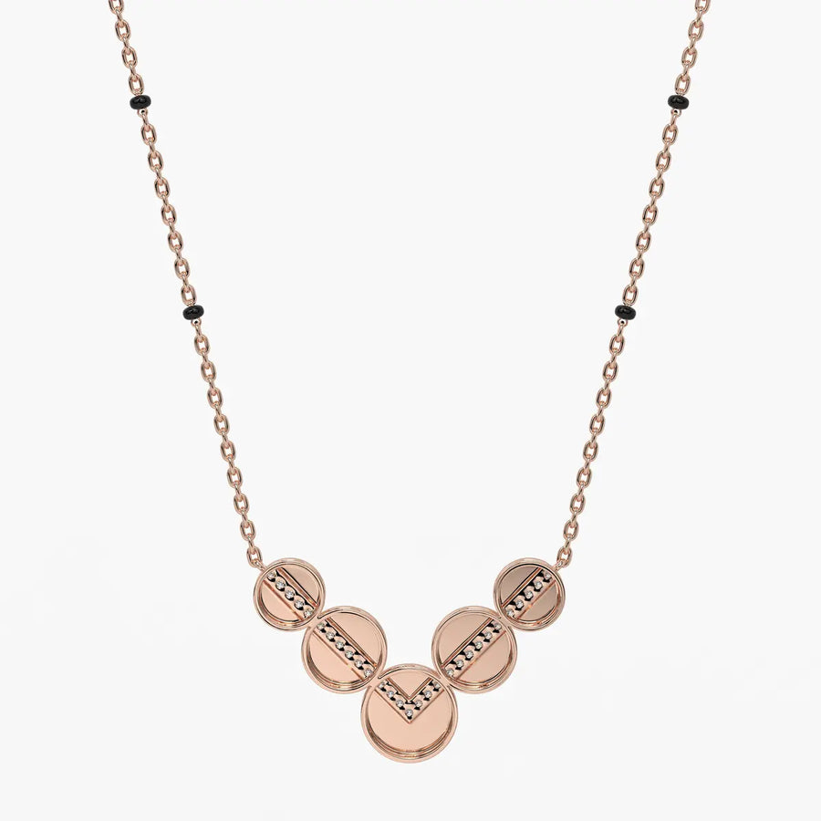 V Disc Mangalsutra