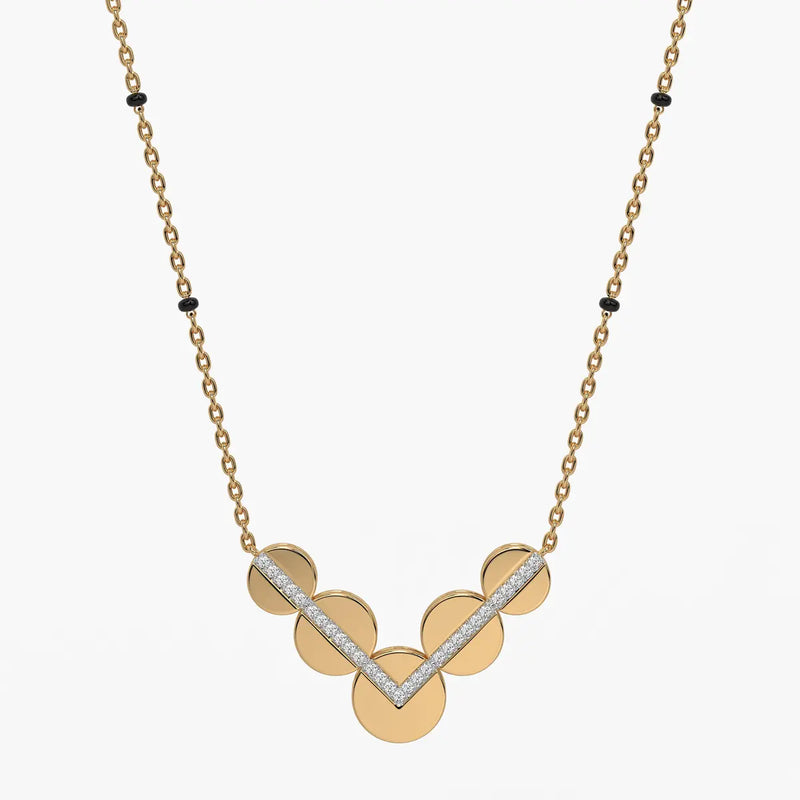 V Disc Mangalsutra