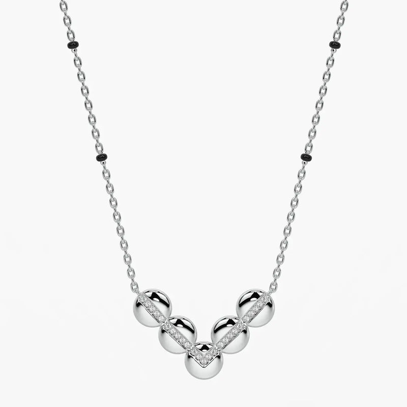 Chevron Disc Mangalsutra