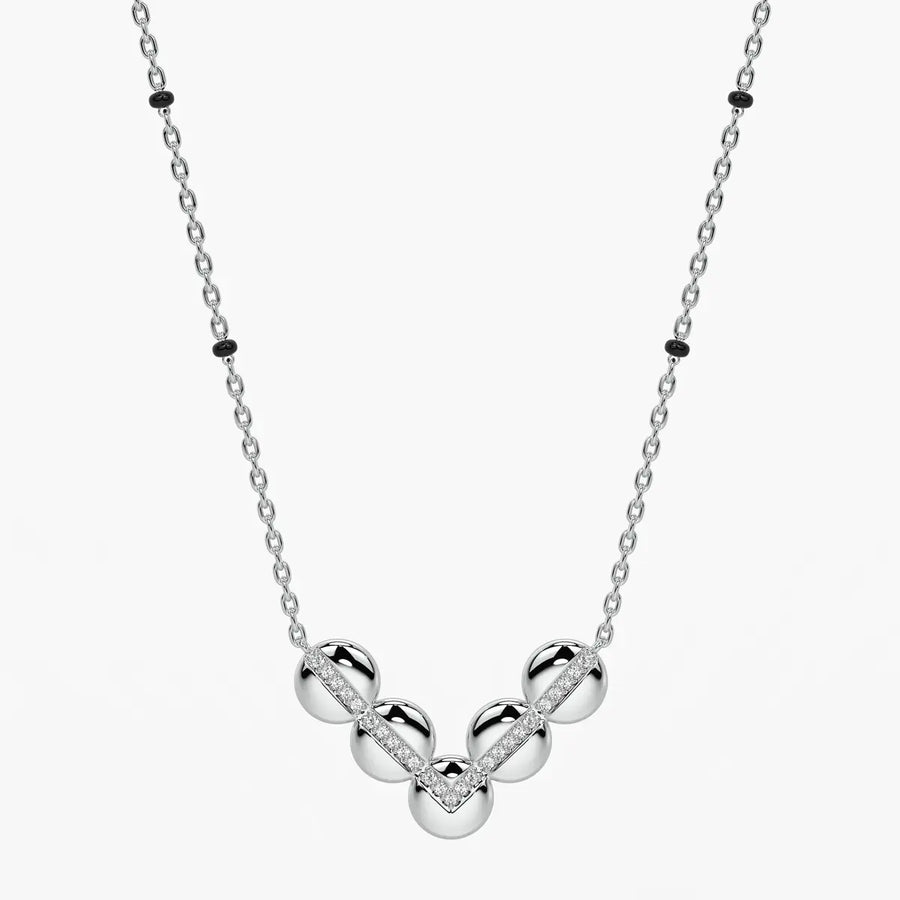 Chevron Disc Mangalsutra