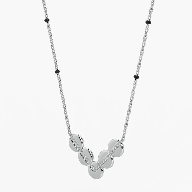Chevron Disc Mangalsutra