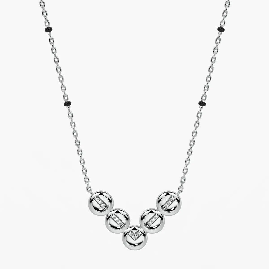Chevron Disc Mangalsutra