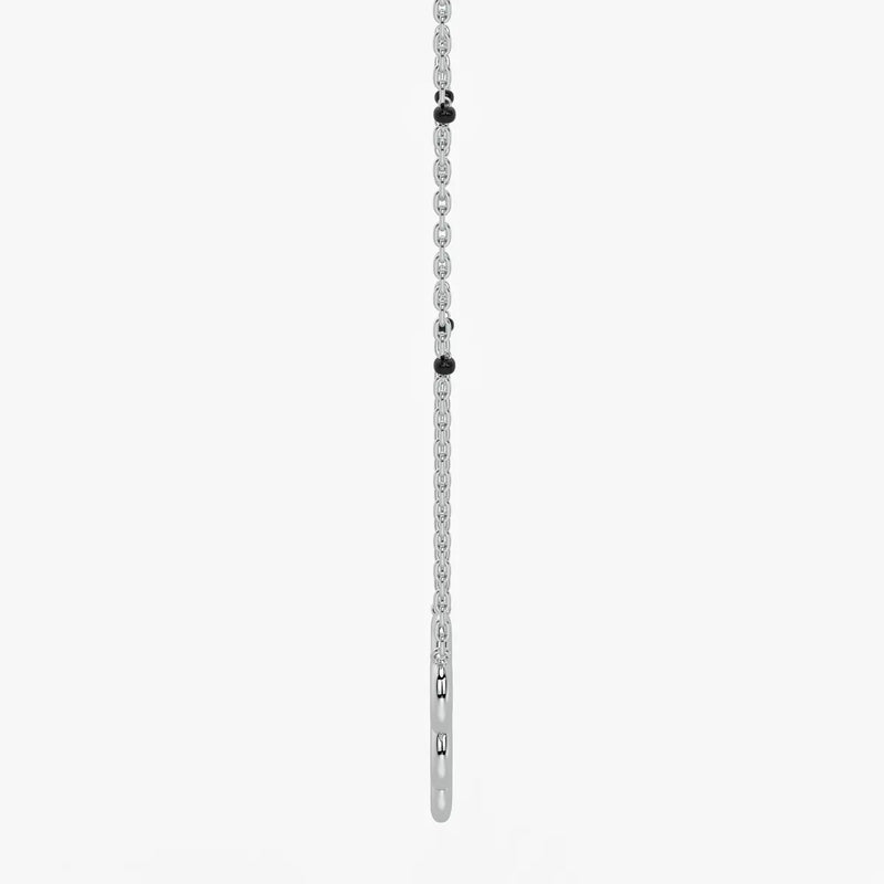 Five Disc Curve Mangalsutra