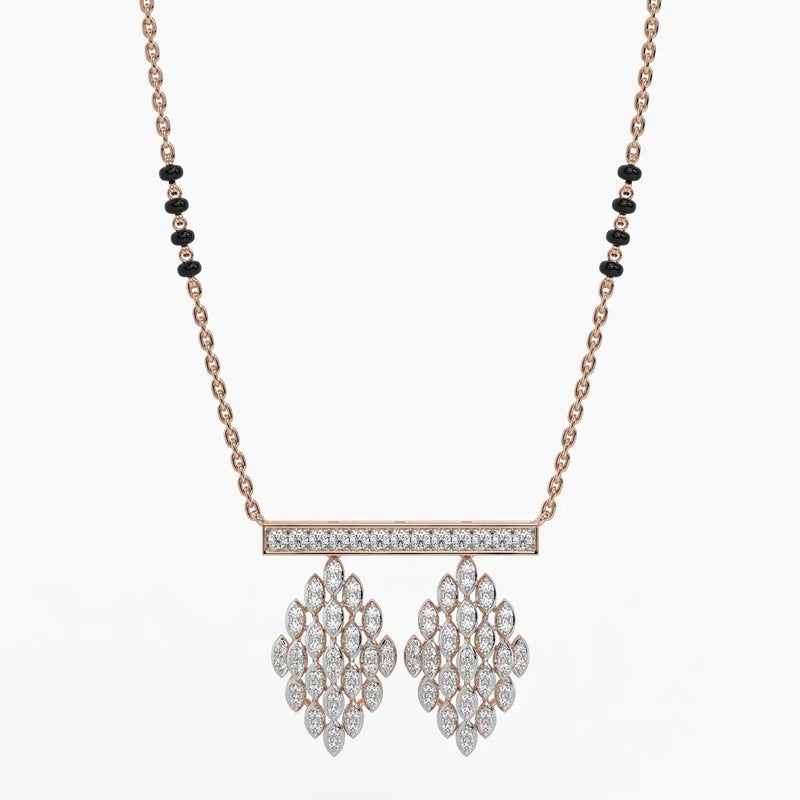 Geo Grid Mangalsutra Set
