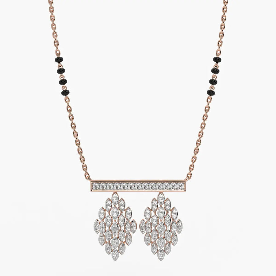 Geo Grid Mangalsutra Set