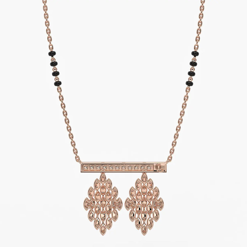 Geo Grid Mangalsutra Set