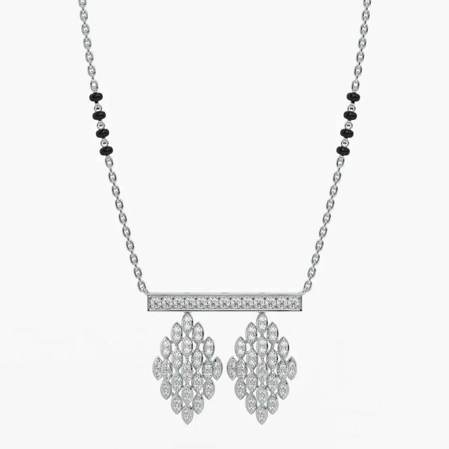 Geo Grid Mangalsutra Set