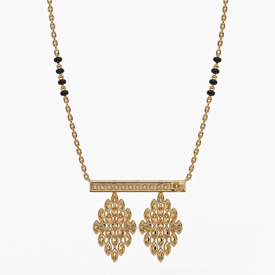 Geo Grid Mangalsutra Set