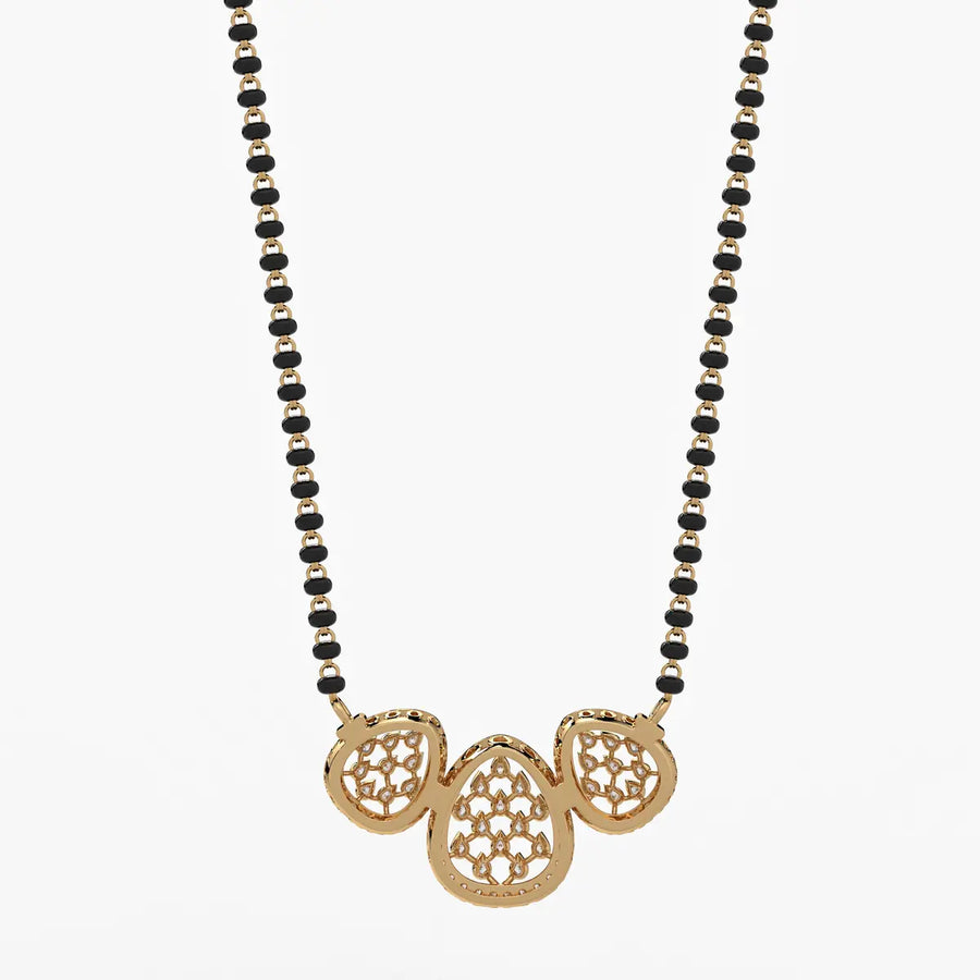Poetry of Petals Mangalsutra Set