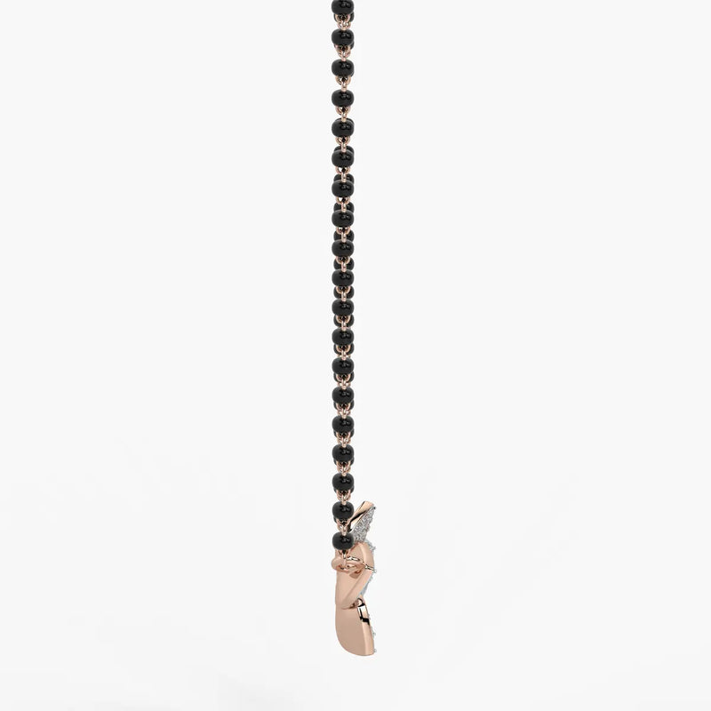 Modish Leaf Mangalsutra Set