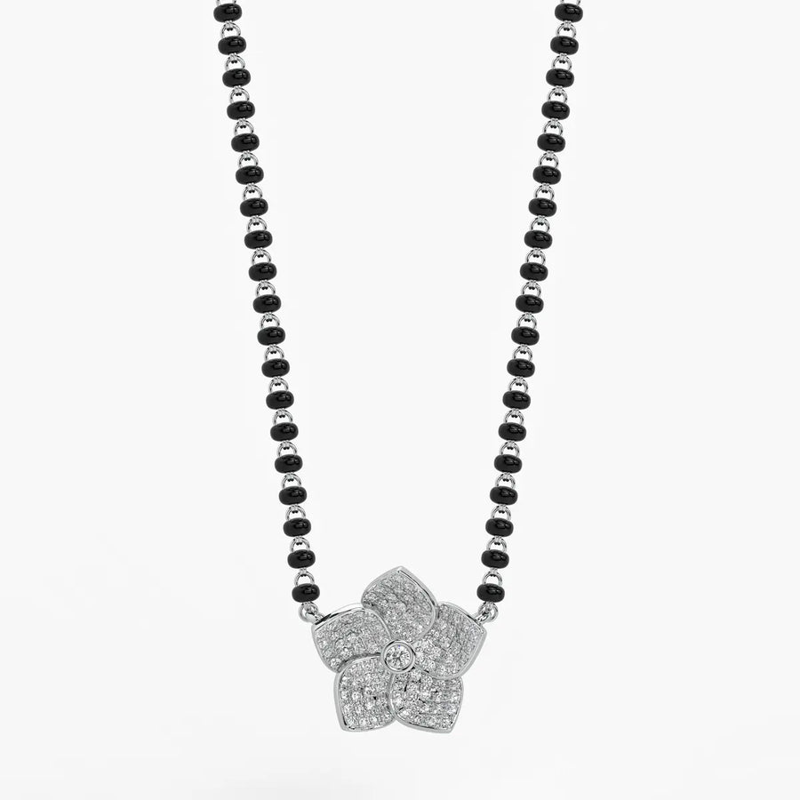 Modish Leaf Mangalsutra Set