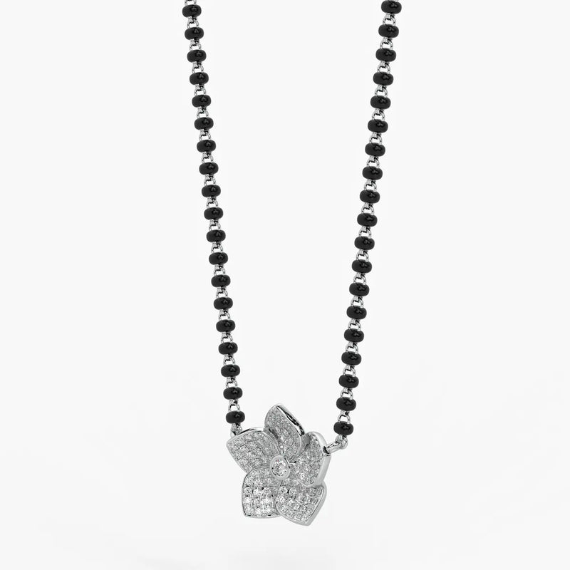 Modish Leaf Mangalsutra Set