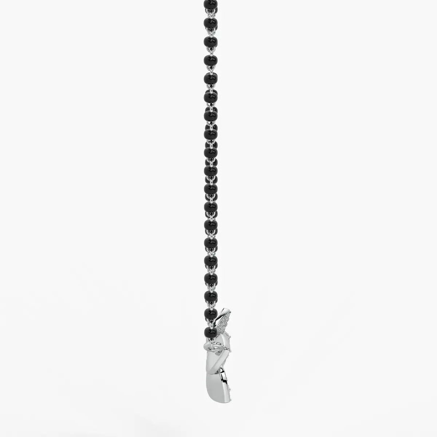Modish Leaf Mangalsutra Set