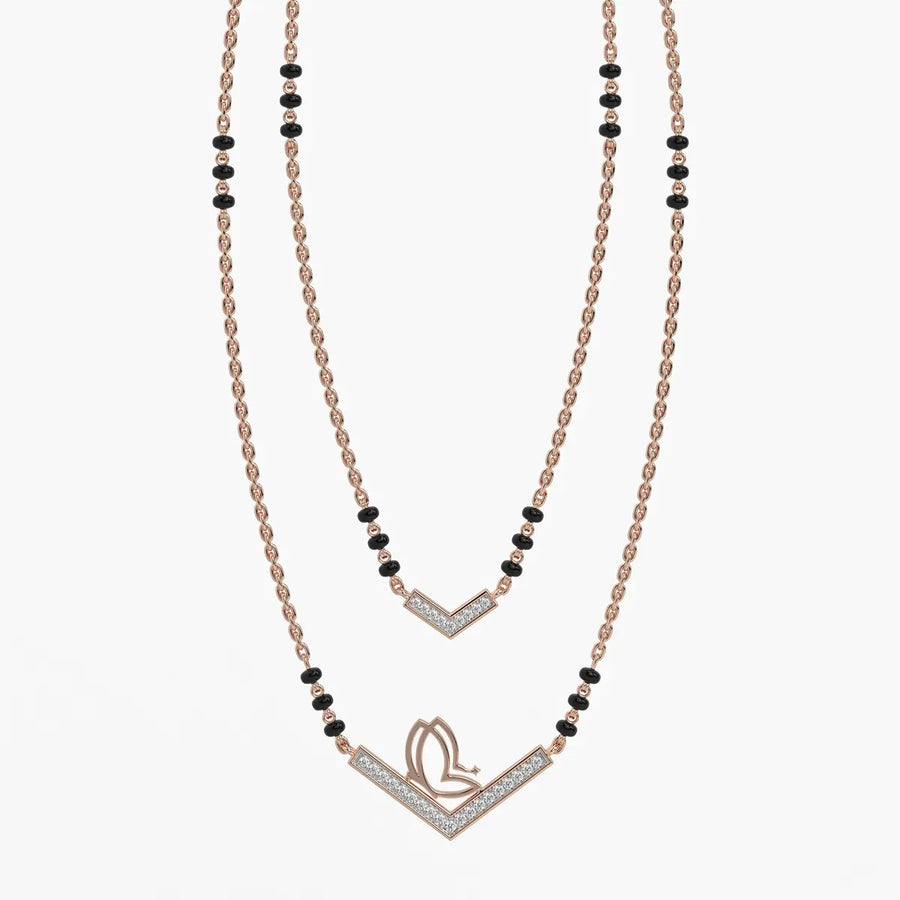 Twin Chevron Luxe Mangalsutra
