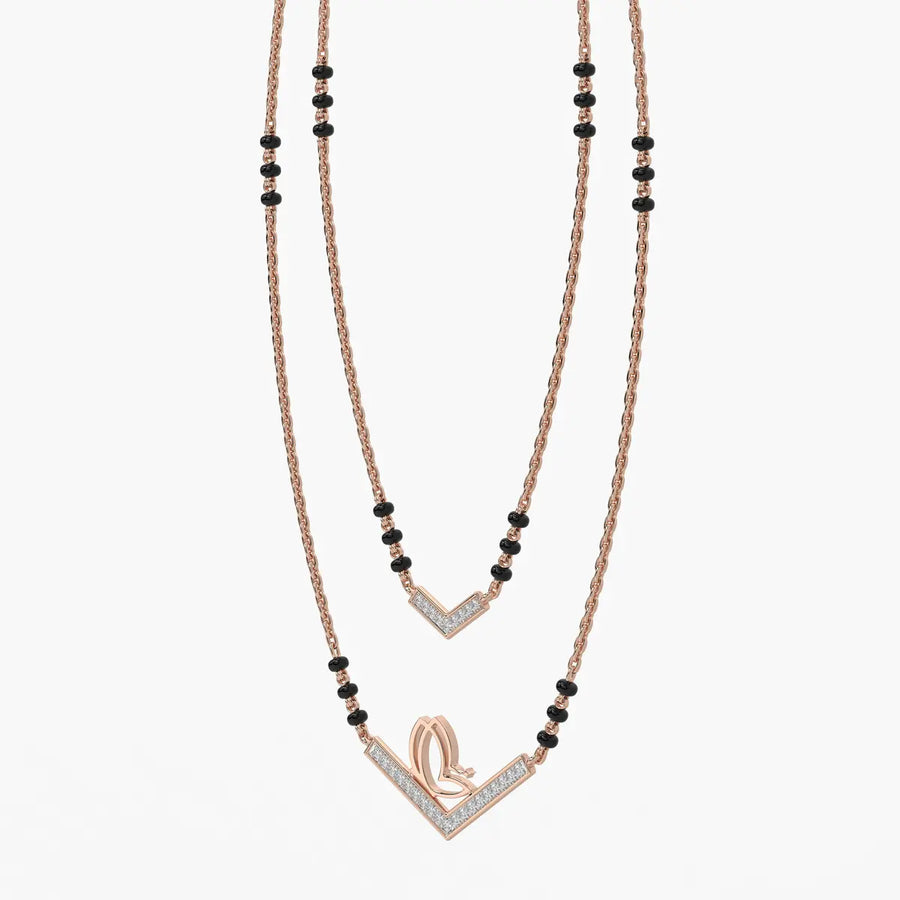 Twin Chevron Luxe Mangalsutra