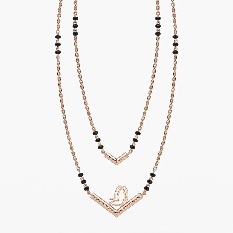 Twin Chevron Luxe Mangalsutra