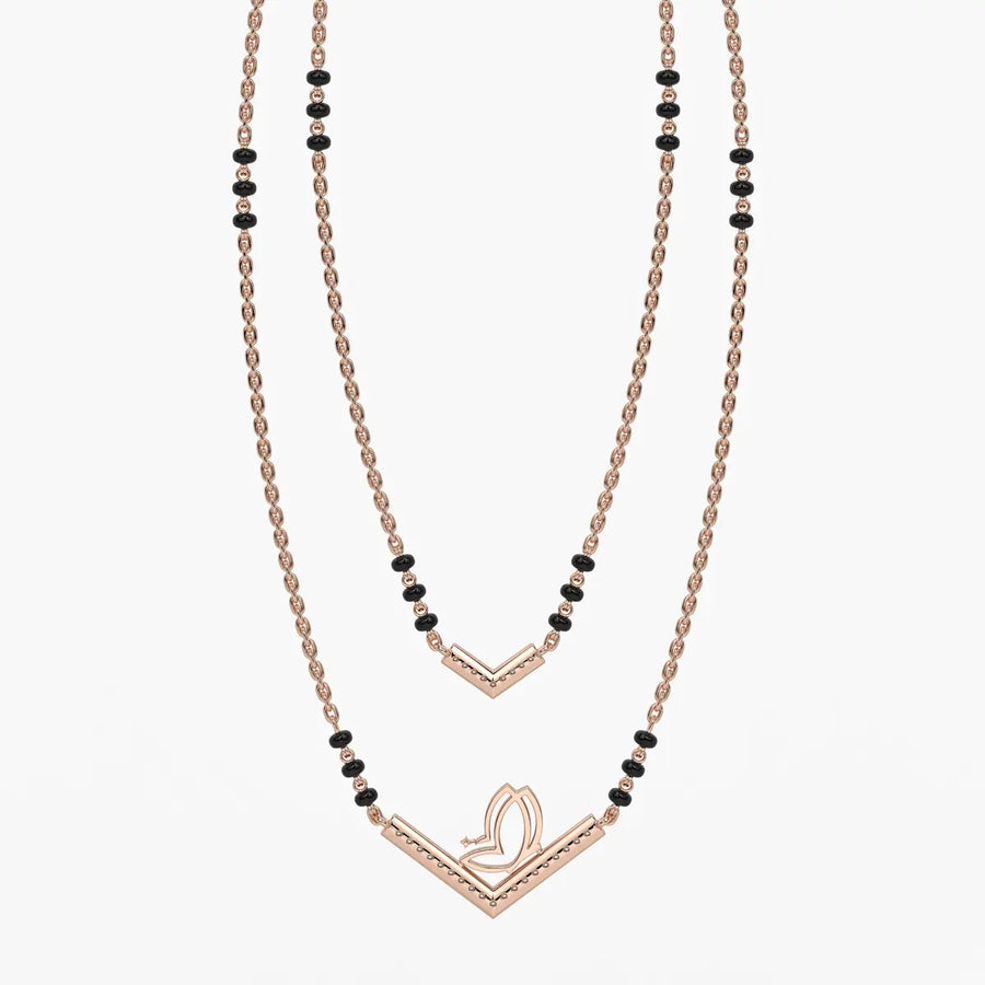Twin Chevron Luxe Mangalsutra