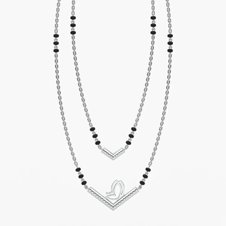 Twin Chevron Luxe Mangalsutra