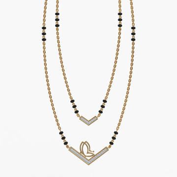 Twin Chevron Luxe Mangalsutra