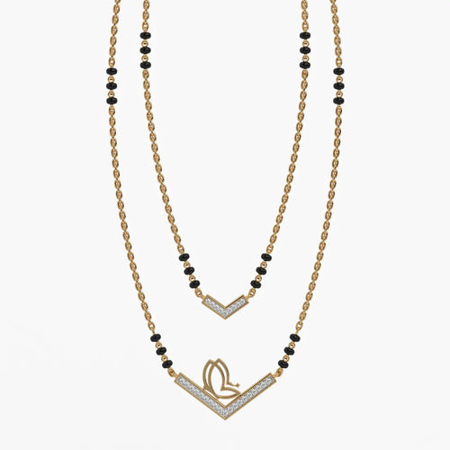 Twin Chevron Luxe Mangalsutra
