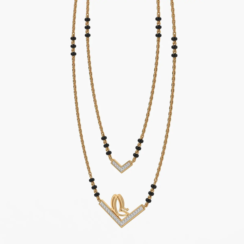 Twin Chevron Luxe Mangalsutra