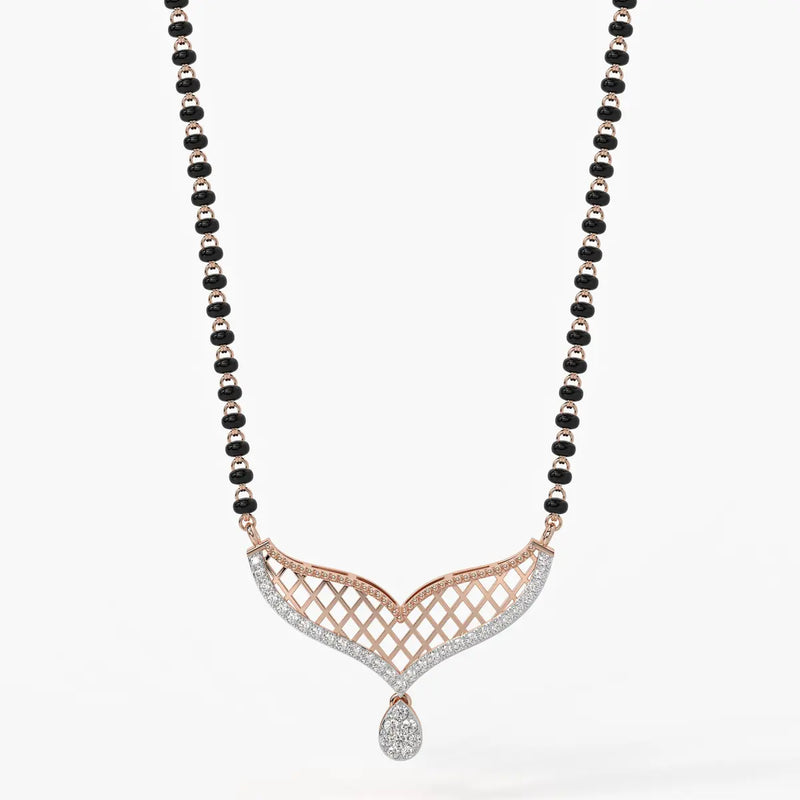 Empress Lattice Mangalsutra