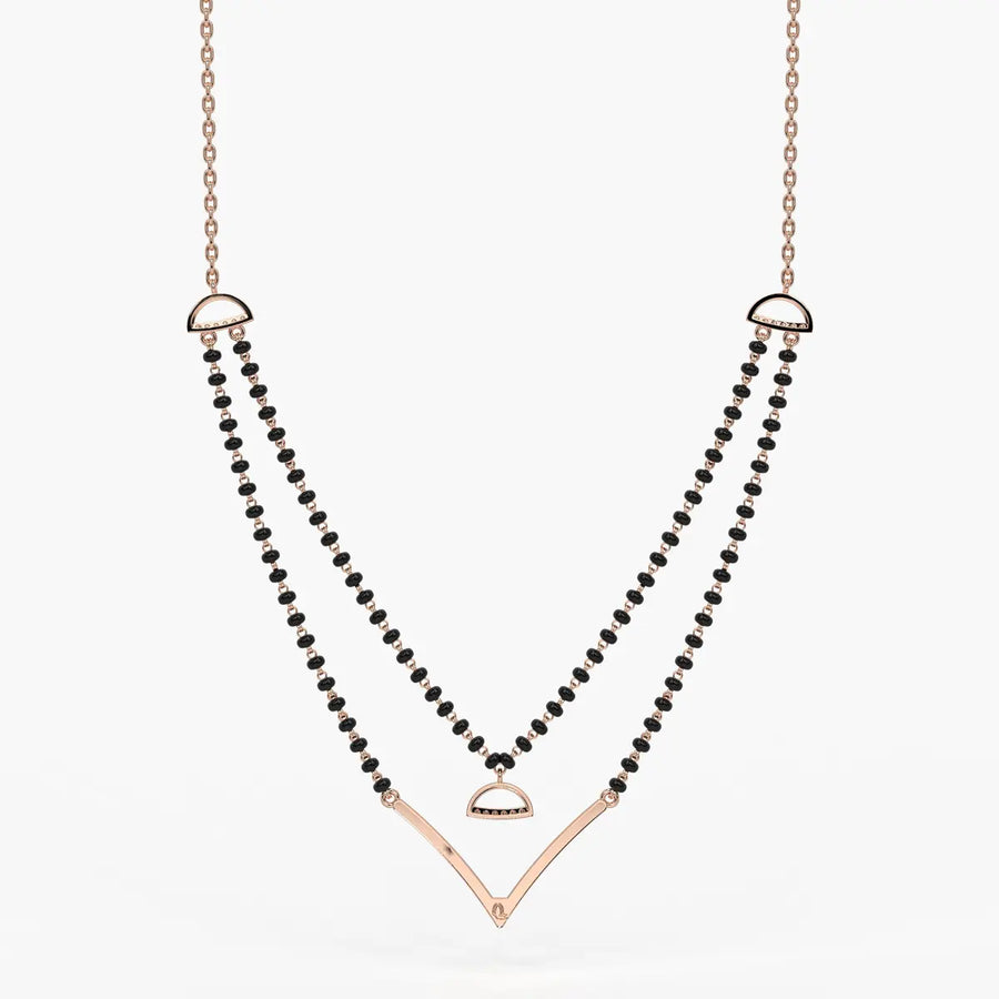 Floating V Accent Mangalsutra