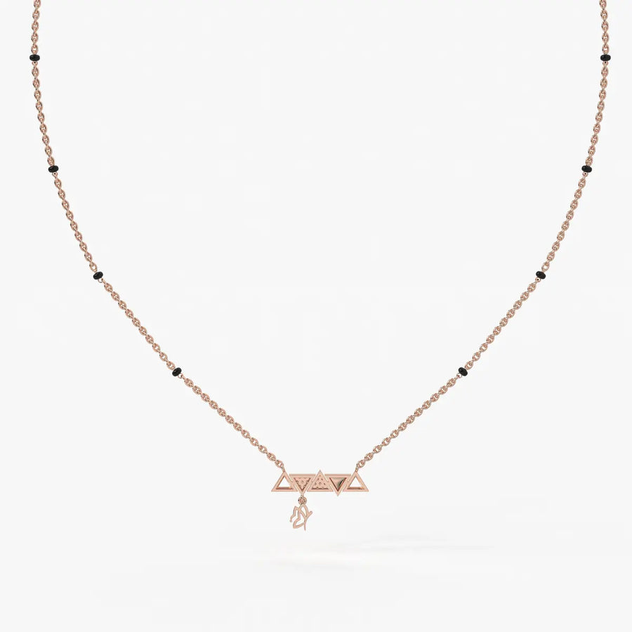 Triovelle Diamond Glyph Mangalsutra