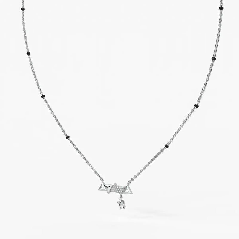 Triovelle Diamond Glyph Mangalsutra