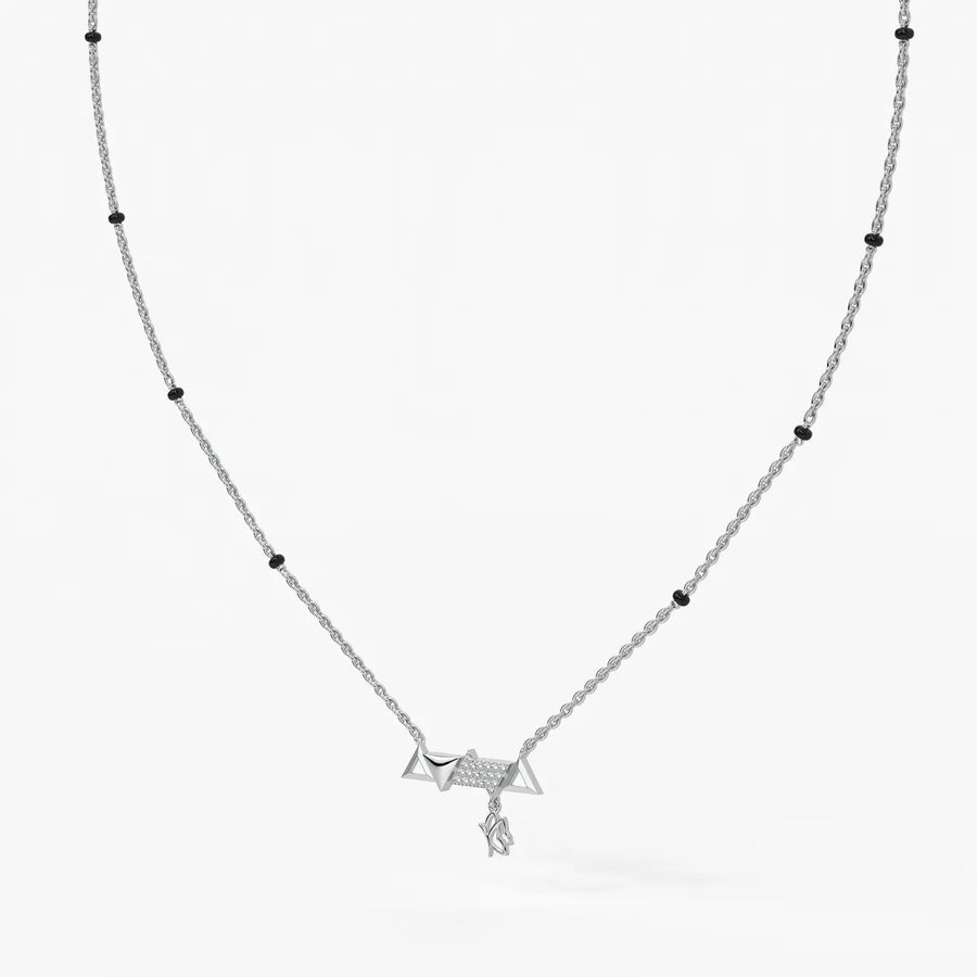 Triovelle Diamond Glyph Mangalsutra