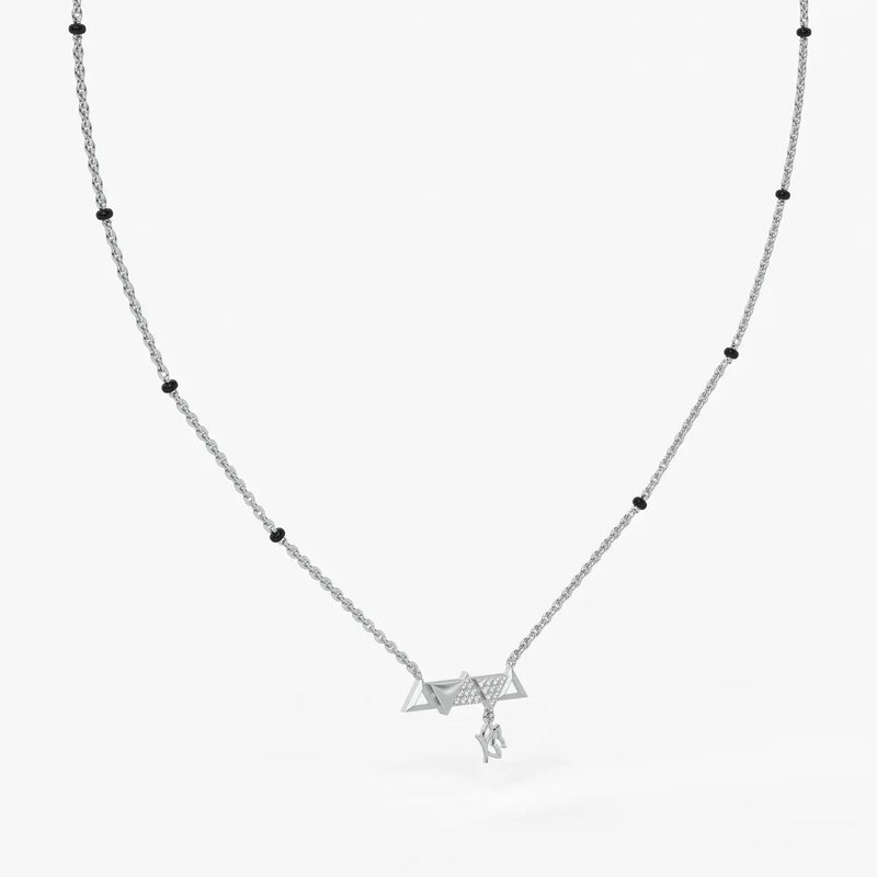 Triovelle Diamond Glyph Mangalsutra