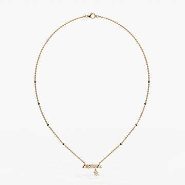 Triovelle Diamond Glyph Mangalsutra