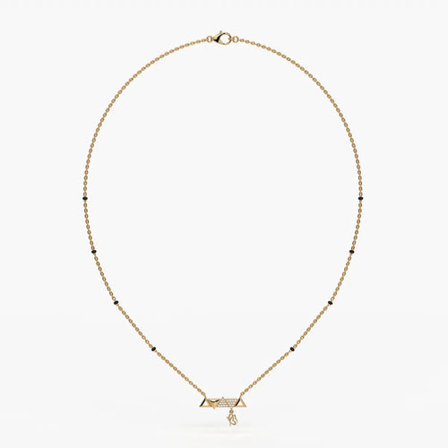 Triovelle Diamond Glyph Mangalsutra