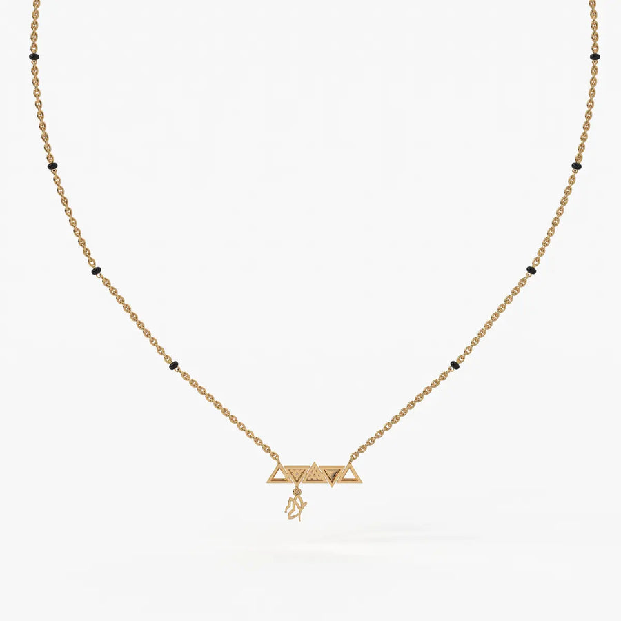 Triovelle Diamond Glyph Mangalsutra