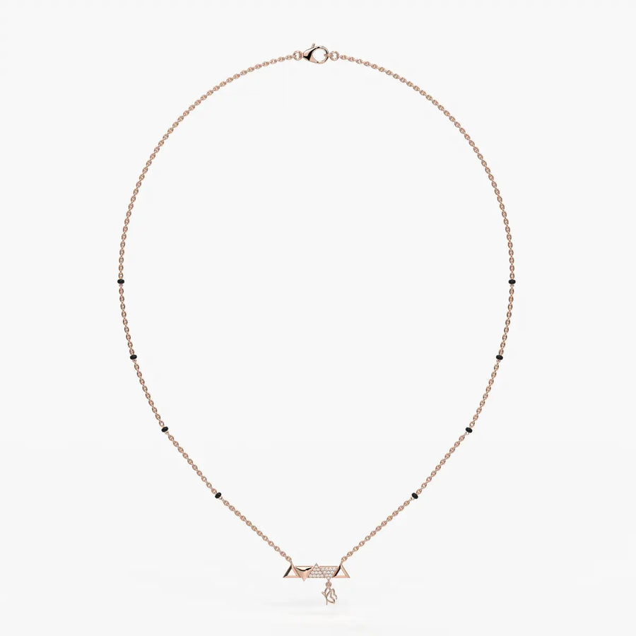 Triovelle Diamond Glyph Mangalsutra