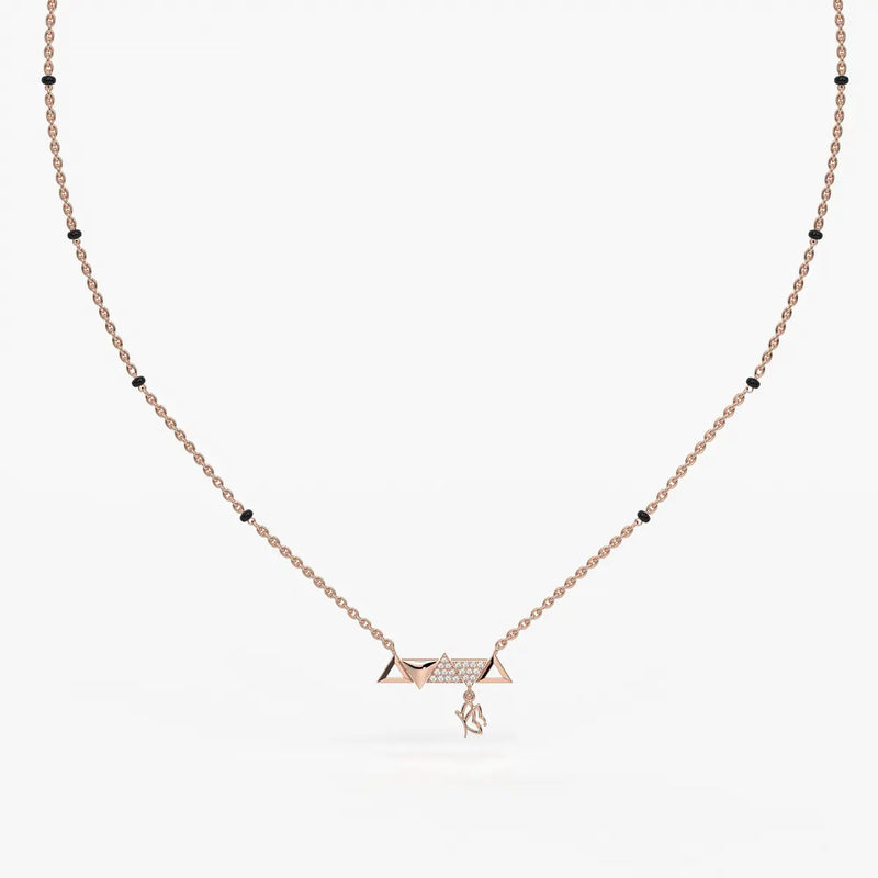 Triovelle Diamond Glyph Mangalsutra