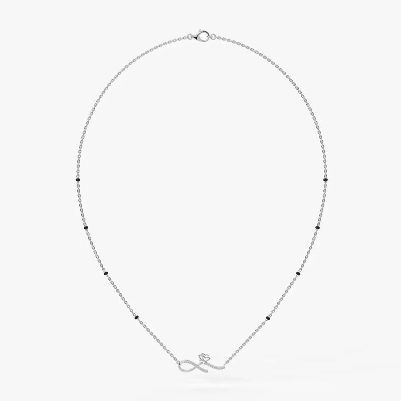Inflore Diamond Infinity Mangalsutra