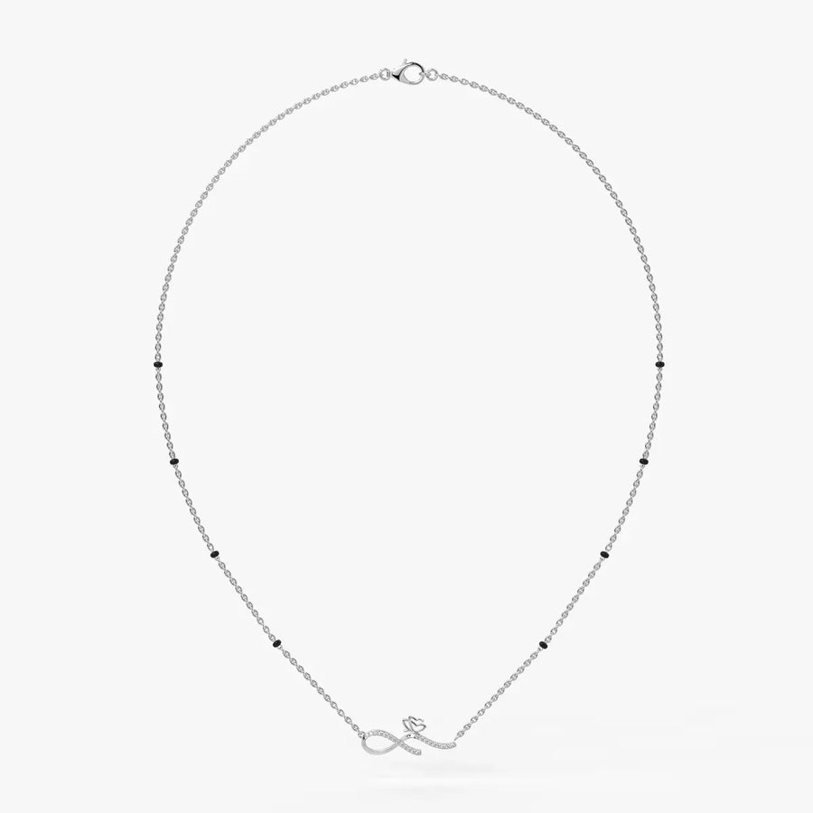 Inflore Diamond Infinity Mangalsutra