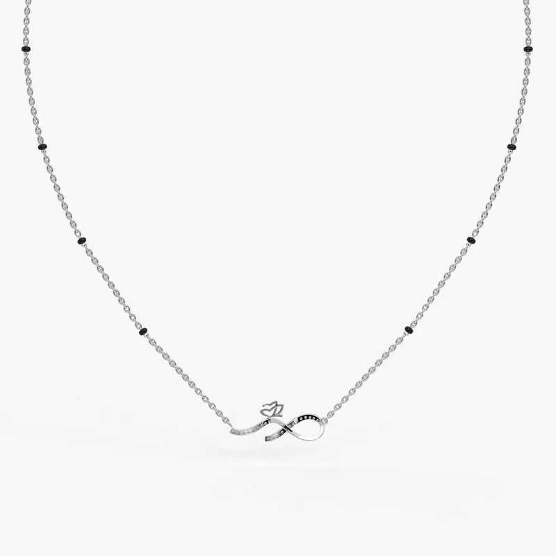 Inflore Diamond Infinity Mangalsutra