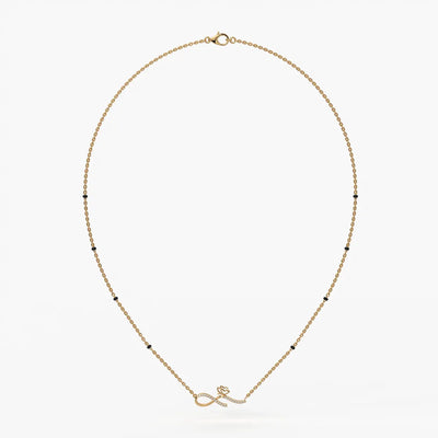 Inflore Diamond Infinity Mangalsutra