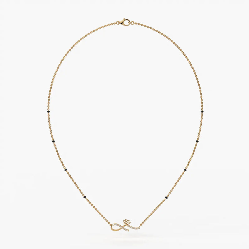 Inflore Diamond Infinity Mangalsutra