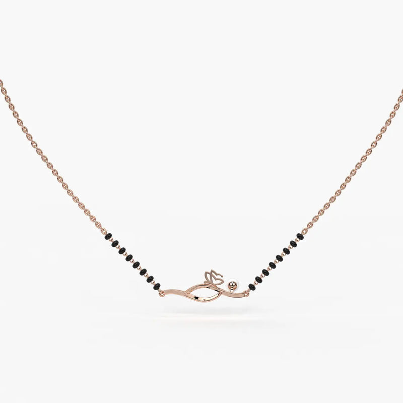 Pearl Bloom Wave Mangalsutra
