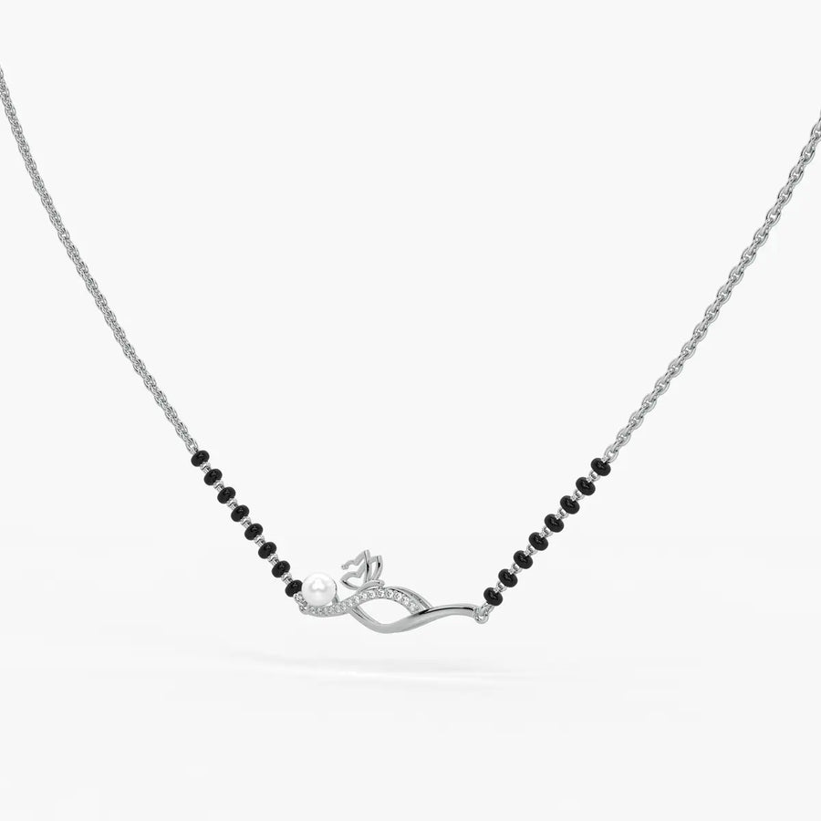 Pearl Bloom Wave Mangalsutra