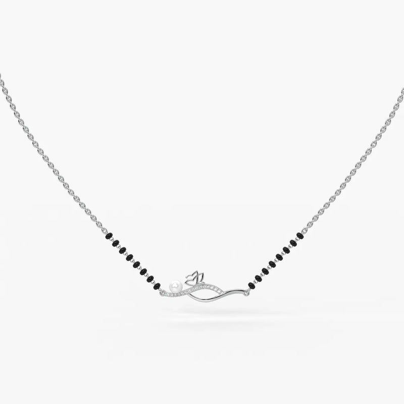 Pearl Bloom Wave Mangalsutra