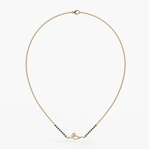Pearl Bloom Wave Mangalsutra