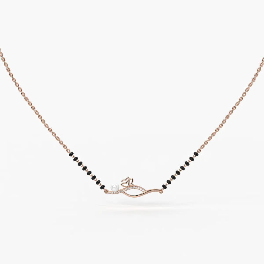 Pearl Bloom Wave Mangalsutra
