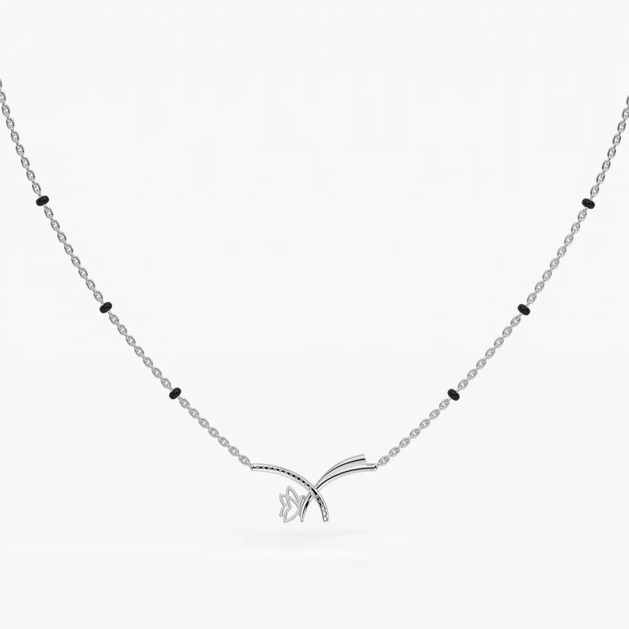 Vyelora Floral Arc Mangalsutra
