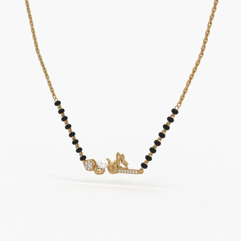 Anviera Pearl Bloom Mangalsutra